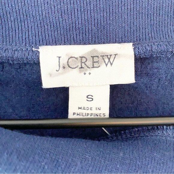 J. CREW Factory Blue Wide Collar Long Sleeve Shirt NEW Size Small - Picture 4 of 8